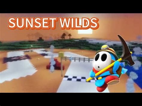 Gba Sunset Wilds Mario Kart In Minecraft Youtube