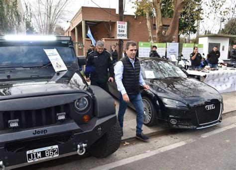 Ritondo presentó el resultado del desbaratamiento de la banda de Los