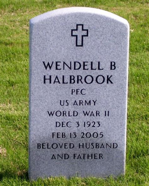 Wendell B Halbrook Sr