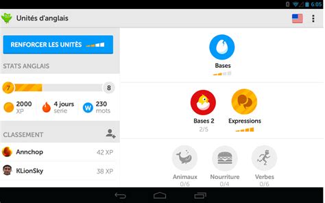 Duolingo Apprenez L Anglais Applications Android Sur Google Play