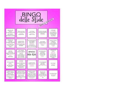 Junggesellinnenabschied Private Party Bingo Herausforderungen F R Einen