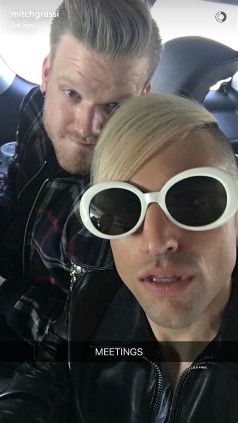 Mitch Grassi And Scott Hoying Taken From Tumblr Original Source Mitchs Snapchat Pentatonix