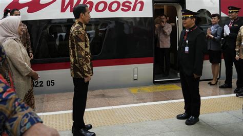 Presiden Jokowi Resmikan Kereta Cepat Whoosh Vlix Id