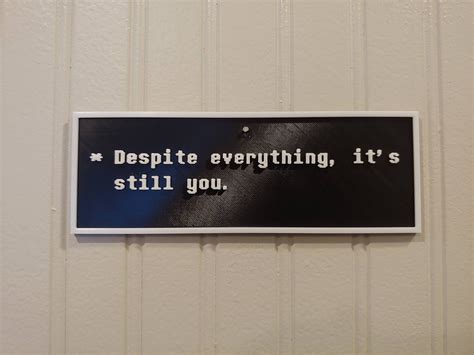 Despite Everything Its Still You 3d Printed Undertale Etsy