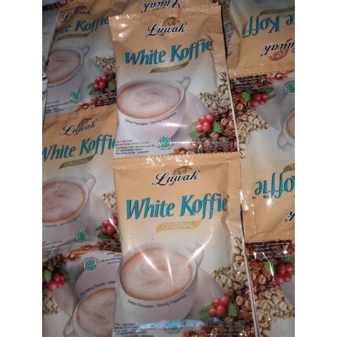 Jual Kopi Luwak White Koffie Kopi Instan 3 In 1 Original Isi 10 Sachet