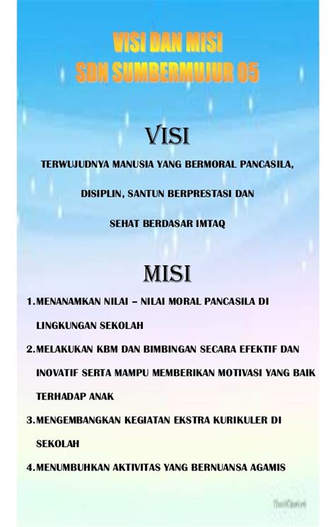 Visi misi