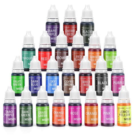 Amazon.com : Food Coloring, 24 Color Vibrant Food Color, Concentrated