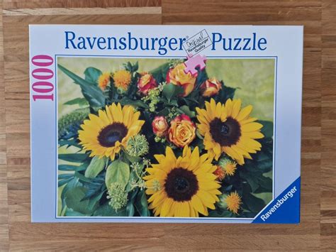 1000er Ravensburger Puzzle Sonnenblumen Blumenstrauss Kaufen Auf