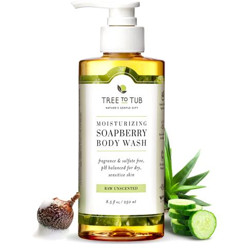 Tree To Tub Gentle Unscented Body Wash For Sensitive Skin Fl Oz