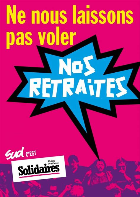 Le recul de l âge de départ à la retraite à 64 ans c est NON SUD