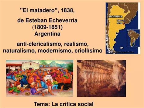 Ppt El Matadero De Esteban Echeverr A