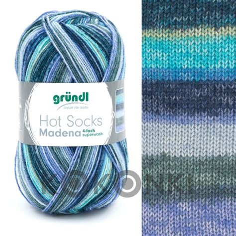 Włóczka skarpetkowa Gründl Hot Socks Madena fach Kokonki