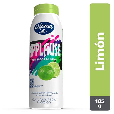 Alimento Lácteo Alpina Applause Sabor Limón X185g Tiendas Jumbo