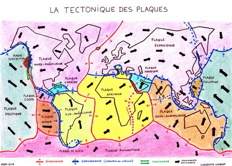 La tectonique des plaques : mouvement de long-terme