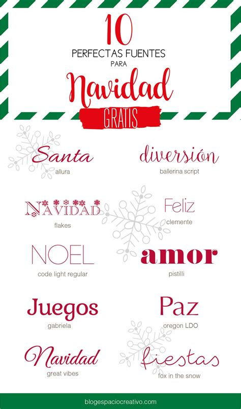 Fuentes Tipogr Ficas Para Navidad Blog Espacio Creativo Fuente De