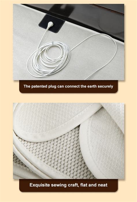 Half Size Earthing Conductive 9 Silver Fiber Organic Cotton Grounding