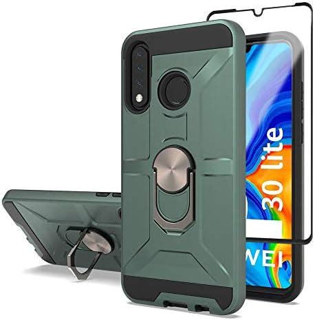 LeYi Coque Pour Huawei P30 Lite P30 Lite XL New Edition Avec 2 Verre