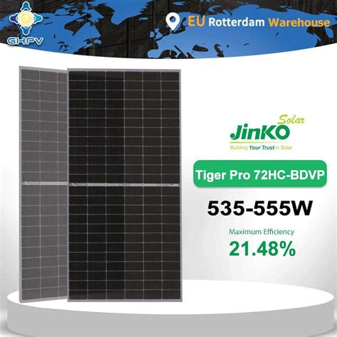 Jinko Module Industrial Bifacial Panneaux Solaires 550W 535W 540W 545W