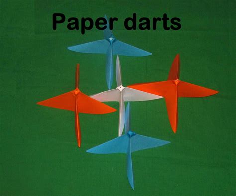 Paper Throwing Darts 5 Steps With Pictures Instructables