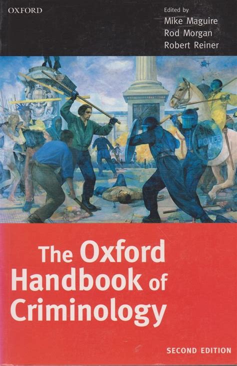 Buy The Oxford Handbook Of Criminology Book Online At Low Prices In