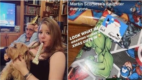 Martin Scorsese’s daughter wraps his Christmas gift in Marvel-themed ...