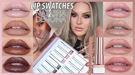 LIP SWATCHES Natasha Denona I Need A Nude Lipsticks YouTube