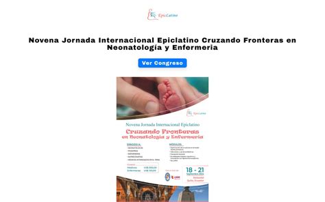 Novena Jornada Internacional Epiclatino Cruzando Fronteras En