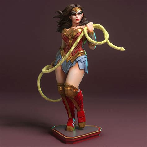 نموذج الطباعة Wonder Woman ثلاثي الأبعاد STL