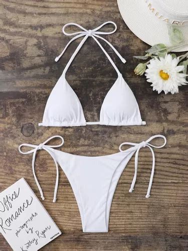 Ba Ador Bikini Tri Ngulo Cord N Lateral Traje Ba O Playa Cuotas Sin Inter S