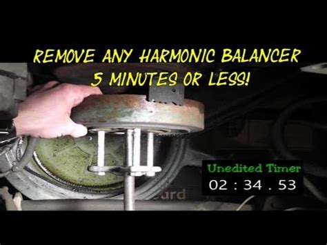 How To Remove Any Harmonic Balancer IN 5 MINUTES OR LESS Chevy Truck