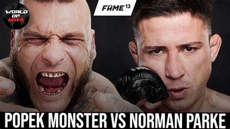 Norman Parke Vs Popek Monster Na Fame MMA 13 YouTube