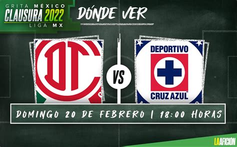 Toluca Vs Cruz Azul Dónde Ver En Vivo Partido Jornada 6 Liga Mx Grupo Milenio