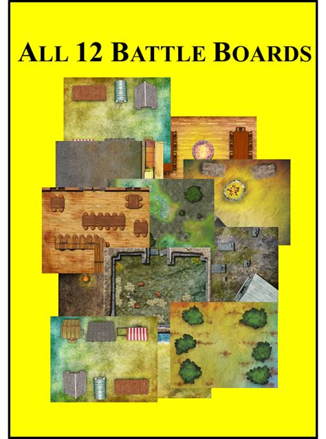 Warrior Heroes Adventures In Talomir Battle Boards Two Hour Wargames