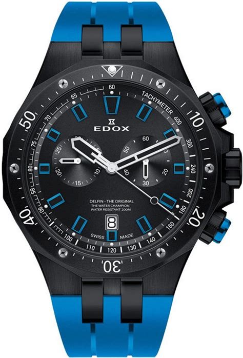 Edox Delfin Quartz Chronograph Nbuca Nibu Helveti Eu