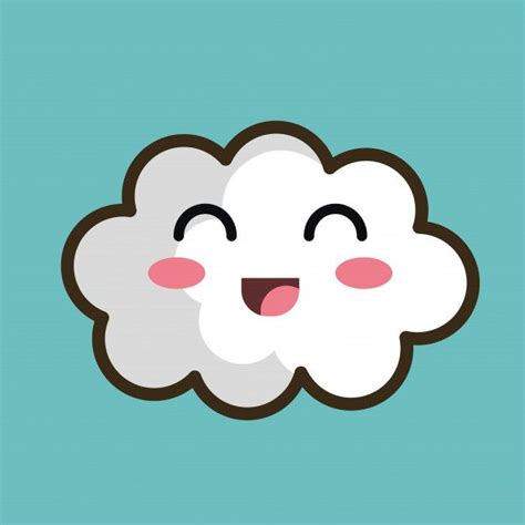 Nube Kawaii Vector Premium Free Vector Freepik Freevector Invierno