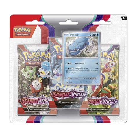 Pokémon TCG Scarlet Violet 3 Booster Packs Dondozo Promo Card