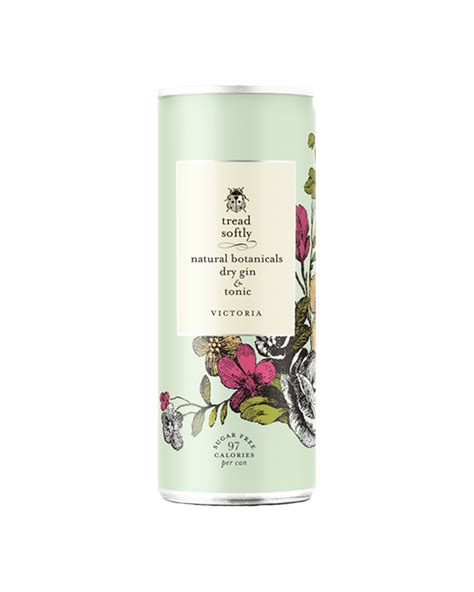 Buy Tread Softly Natural Botanicals Dry Gin And Tonic Sugar Free 250ml
