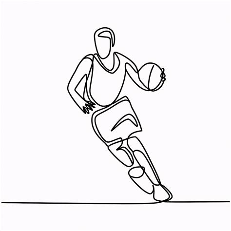 Drawing Of Basketball Player Free Stock Photo Public Domain Pictures