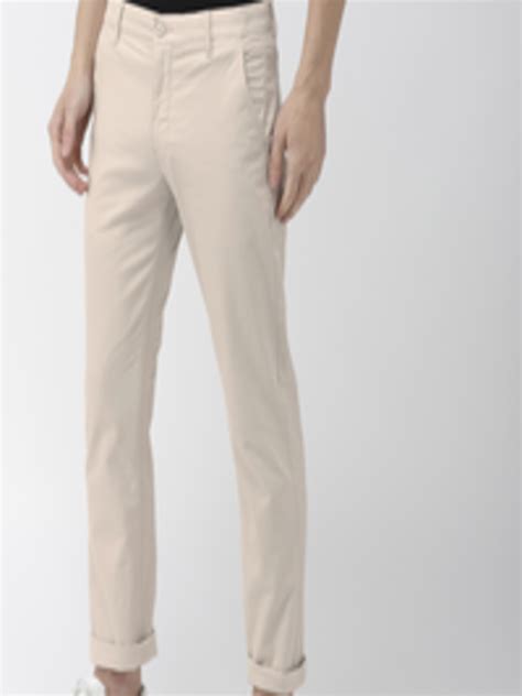 Buy Levis Men Beige 511 Slim Fit Solid Chinos Trousers For Men 9907459 Myntra