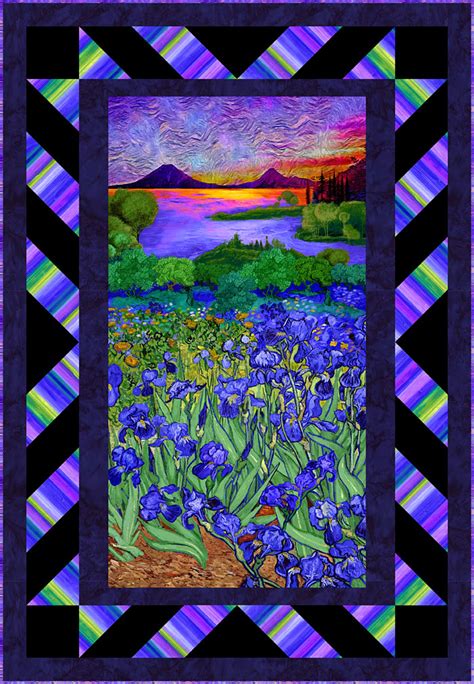 Free Quilt Pattern Wild Iris EQuilter Blog