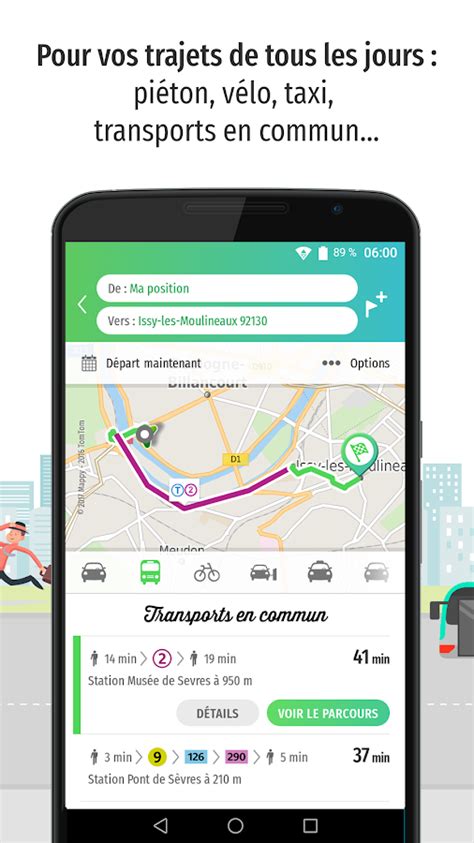 Mappy Plan Comparateur ditinéraires GPS Applications Android sur