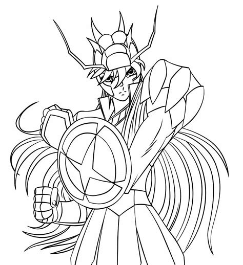 Dragon Shiryu Saint Seiya Para Colorear Pintar E Imprimir The Best