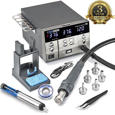 X Tronic PRO X Platinum Series Watt Hot Air Digital Rework Station With Patented