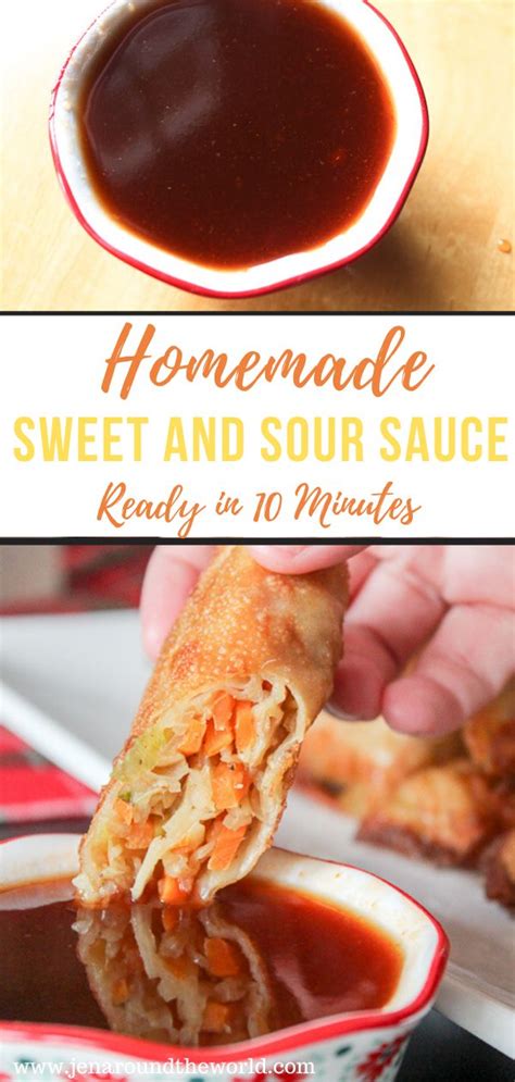 Homemade Sweet And Sour Sauce Recipe Recipe Sweet And Sour Sauce Sweet And Sour Sauce Recipes