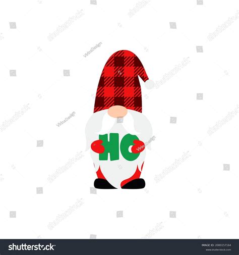 Cute Christmas Gnomes Nordic Gnomes Cartoon เวกเตอร์สต็อก ปลอดค่า