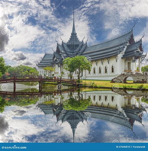 Sanphet Prasat Palace Ancient Cityf Bangkok Stock Photo Image Of