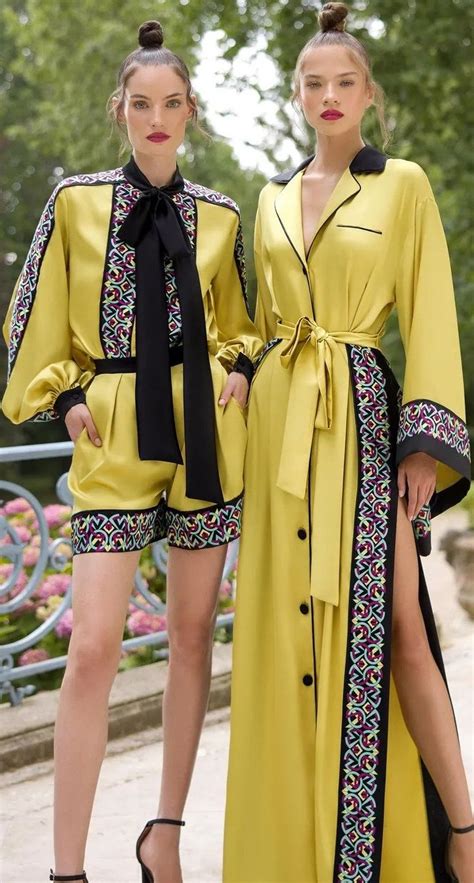 Zuhair Murad Resort Kleding Gele Mode Modellen