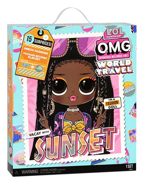 Buy L O L Surprise Omg World Travel Fashion Doll Sunset Online At Desertcartkuwait