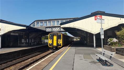 Tfw Driver Gives Wave As Class 153 Combo Departs Llanelli Station 153320 153914 18 7 22