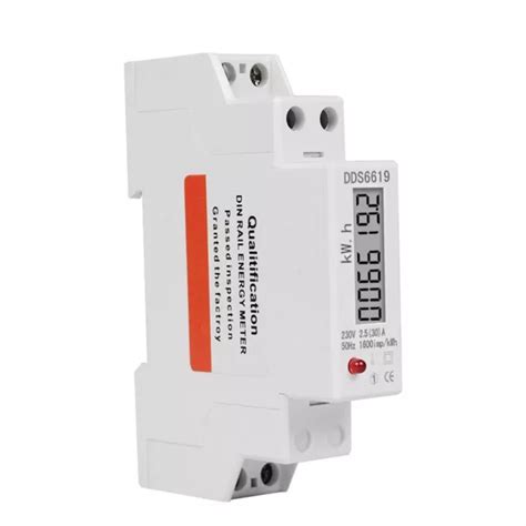 COMPTEUR D NERGIE LECTRONIQUE Monophas Ultramoderne Pour 220 V Wattm